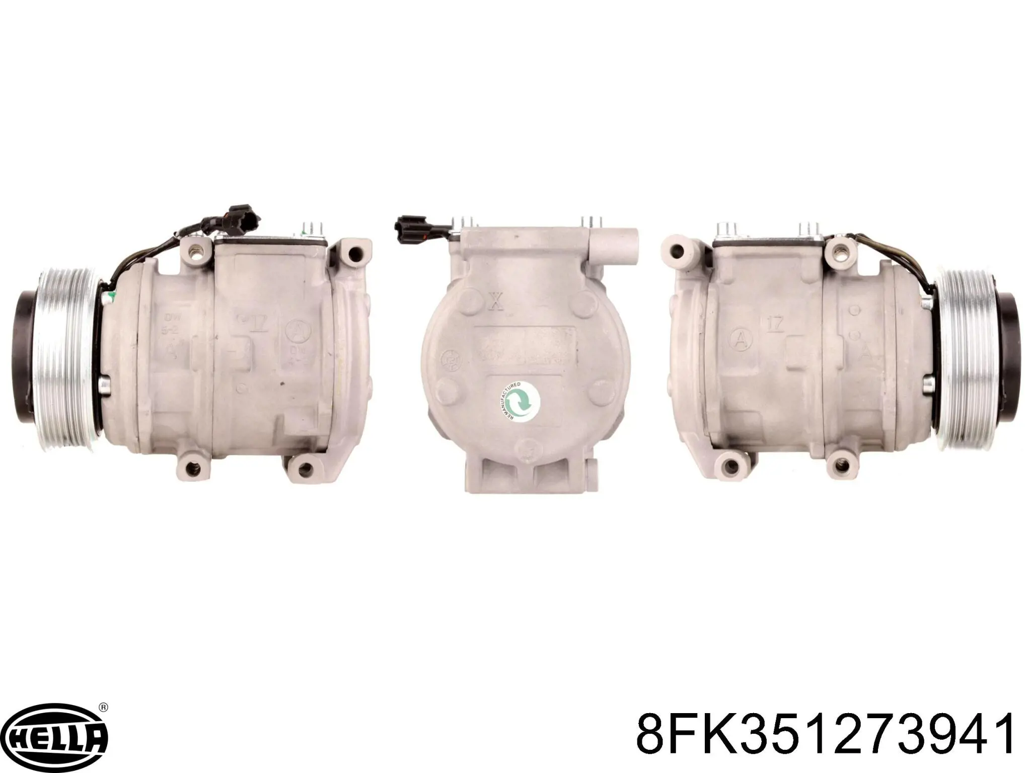 8FK351273941 HELLA Compresor climatizador