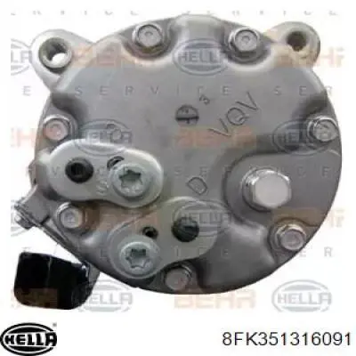 8FK351316091 HELLA compresor de aire acondicionado