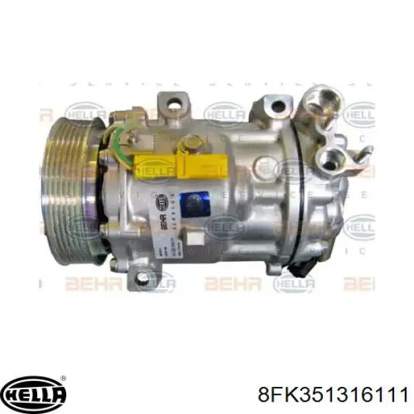 8FK351316111 HELLA compresor de aire acondicionado