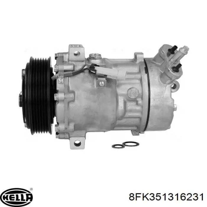 8FK351316231 HELLA compresor de aire acondicionado