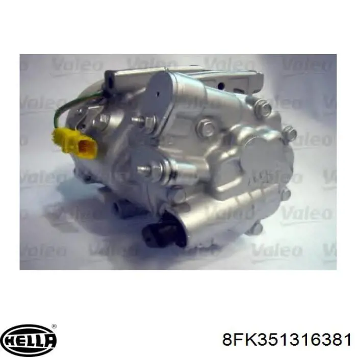 Compresor de aire acondicionado Peugeot 407 6E