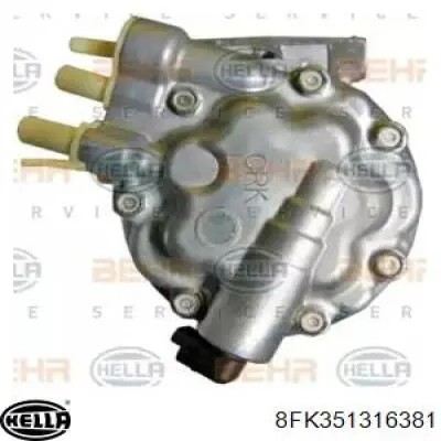 Compresor de aire acondicionado Peugeot 407 6E