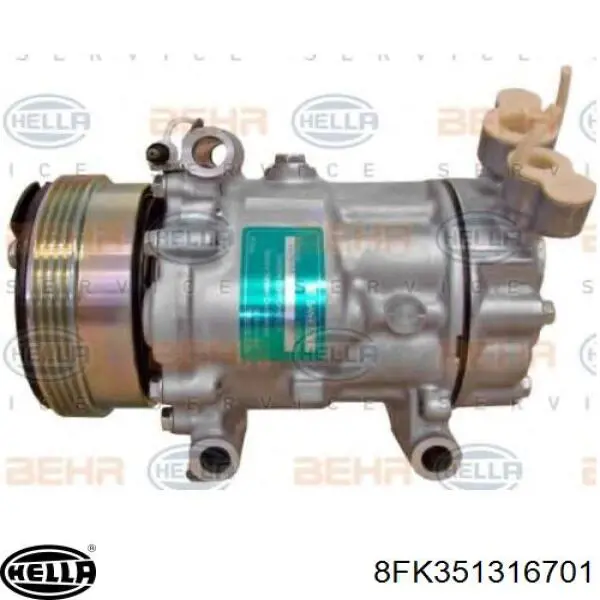 8FK351316701 HELLA compresor de aire acondicionado