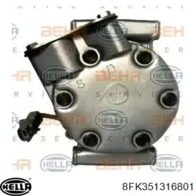 8FK351316801 HELLA compresor de aire acondicionado