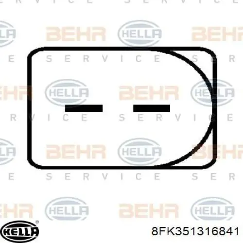 8FK 351 316-841 HELLA compresor de aire acondicionado