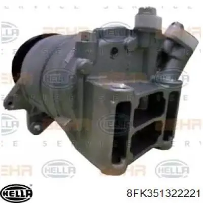 8FK351322221 HELLA compresor de aire acondicionado