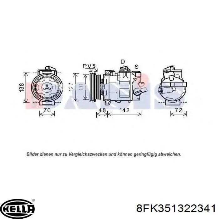 Comprar 1K0820859R VAG Compresor de aire acondicionado coche