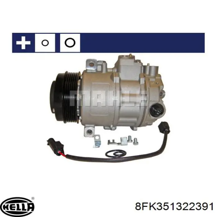 Compresor de ac Mercedes 22307211