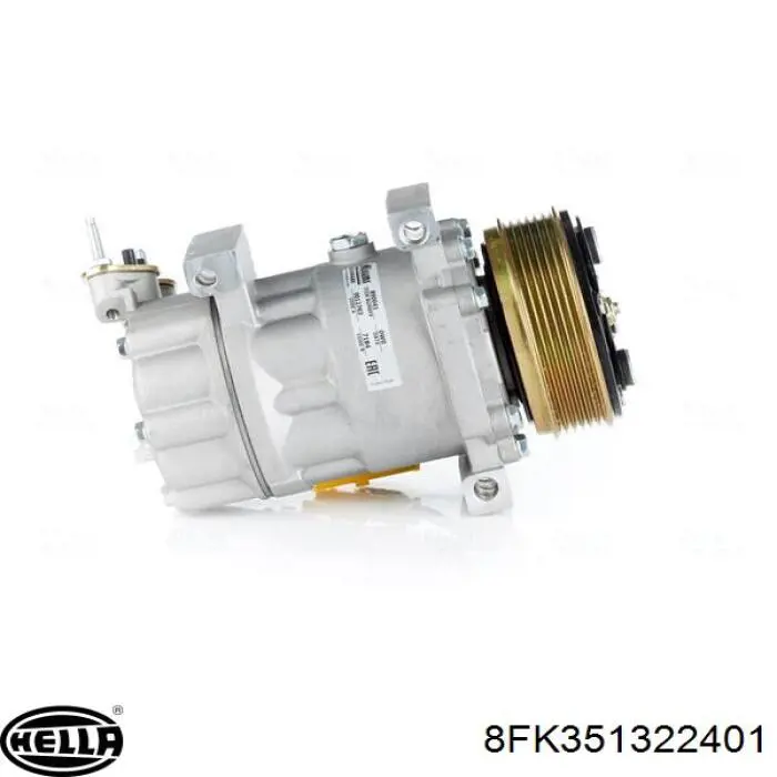 Compresor de aire acondicionado ACP697 Lucas
