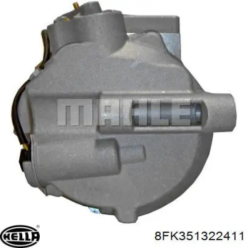 Compresor de aire acondicionado 000230921180 Mercedes