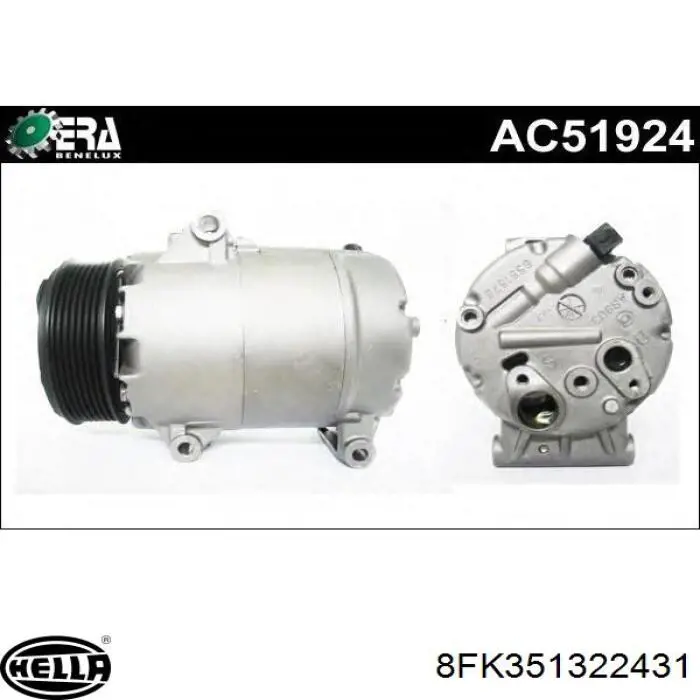 Compresor de aire acondicionado 1906929 Ford