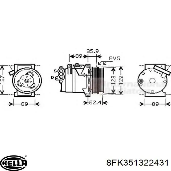 Comprar ACP785 Lucas Compresor de aire acondicionado coche