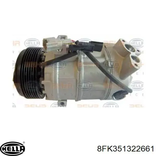 Compresor de aire acondicionado 8FK351322661 HELLA