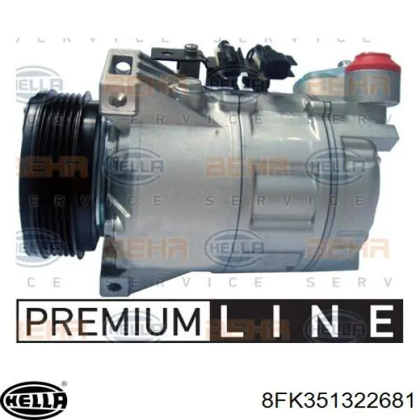 Compresor de aire acondicionado 36051063 Volvo