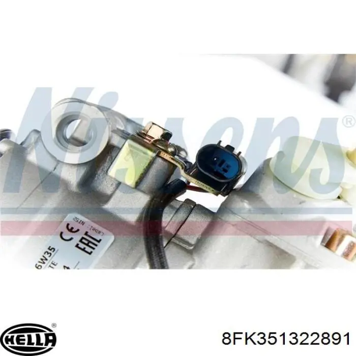 Comprar 8FK351322891 HELLA Compresor de aire acondicionado coche