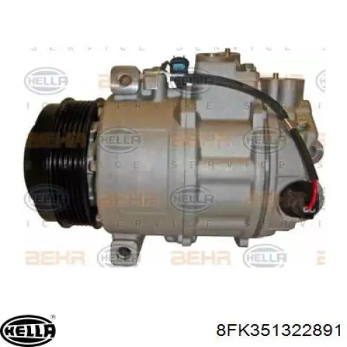 Compresor de ac HELLA 8FK351322891