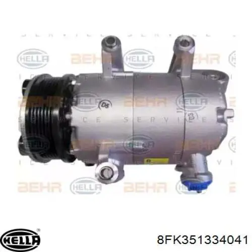 Compresor de aire acondicionado 8FK351334041 HELLA