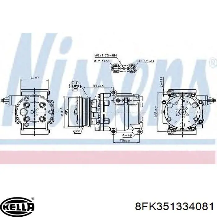 Compresor de ac Ford 1681193