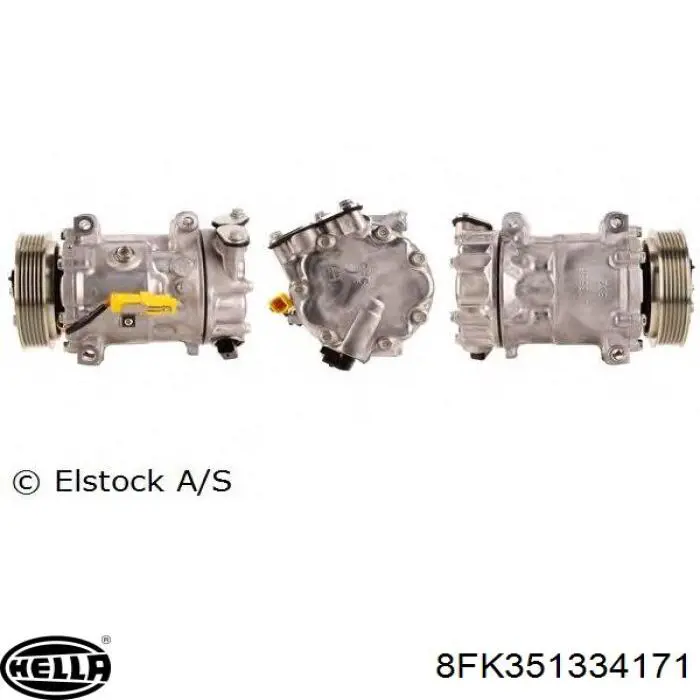 Compresor de aire acondicionado Citroen C4 UA