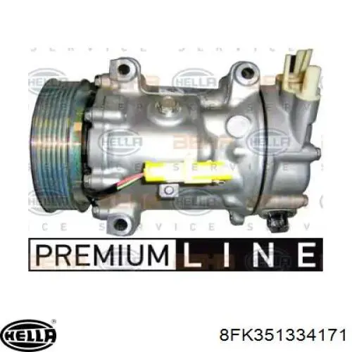 Compresor de aire acondicionado Citroen C4 UA