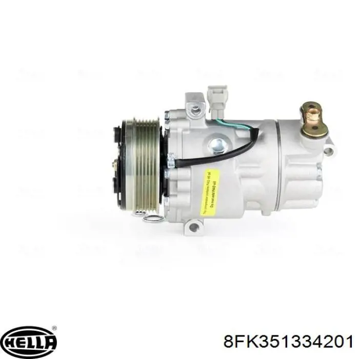 8FK351006321 HELLA compresor de aire acondicionado