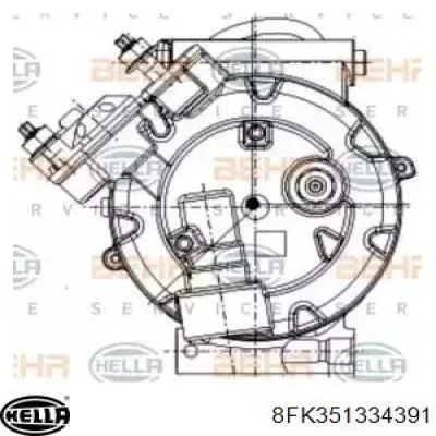 1986AD1095 Bosch Compresor climatizador