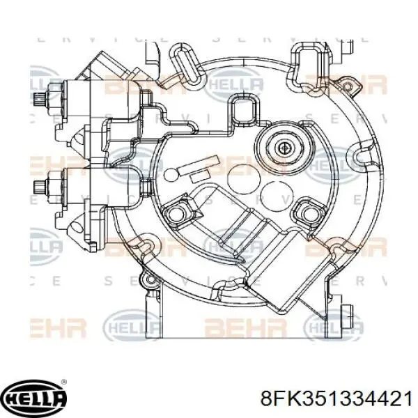 Compresor ac Ford AV6119D629CC precio, desde 142,46 EUR