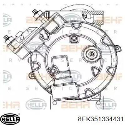 Compresor de aire acondicionado ACP01002 Lucas