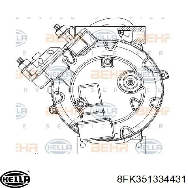 LR056300 Britpart compresor de aire acondicionado