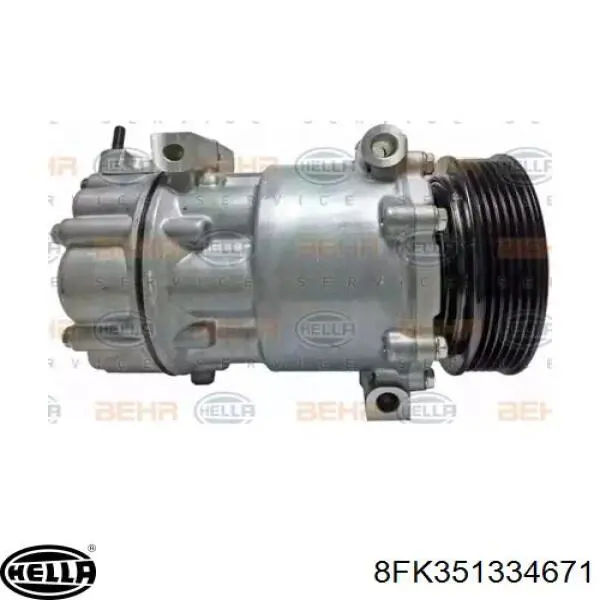 8FK351334671 HELLA compresor de aire acondicionado