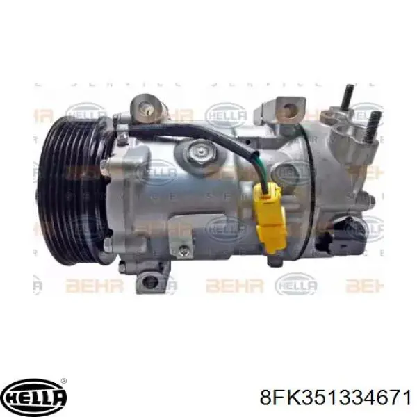 Compresor de aire acondicionado Citroen C4 UA