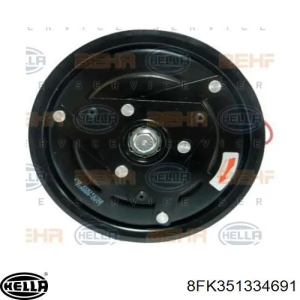 8FK351334691 HELLA compresor de aire acondicionado