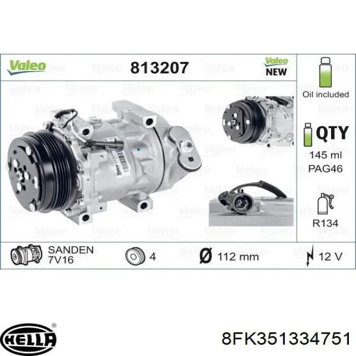 Comprar 20A1178 Eaclima Compresor de aire acondicionado coche