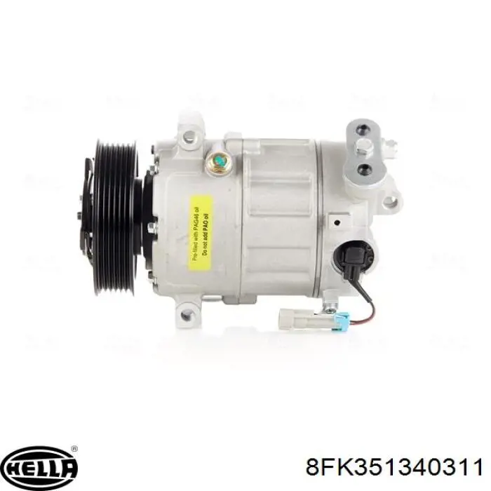 Compresor de aire acondicionado 84005683 General Motors