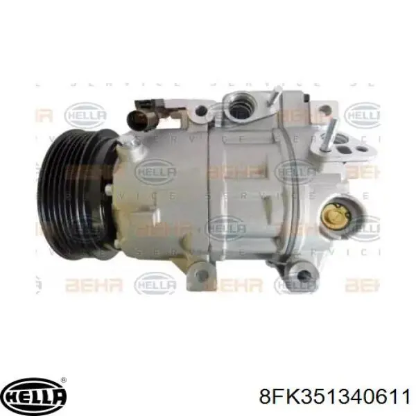 Compresor de aire acondicionado 977012B250 Hyundai/Kia