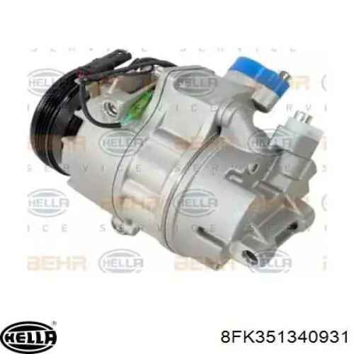 Compresor de aire acondicionado 241500 Cargo