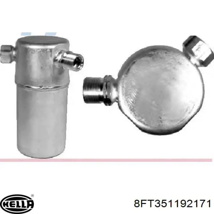Filtro deshidratador 8FT351192171 HELLA