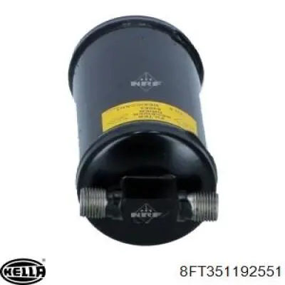 8FT351192551 HELLA receptor-secador del aire acondicionado