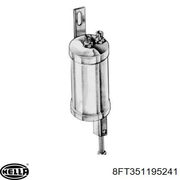 Receptor-secador del aire acondicionado Fiat Croma 1 154