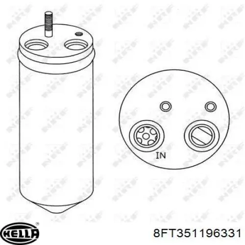 96160606 General Motors filtro deshidratador