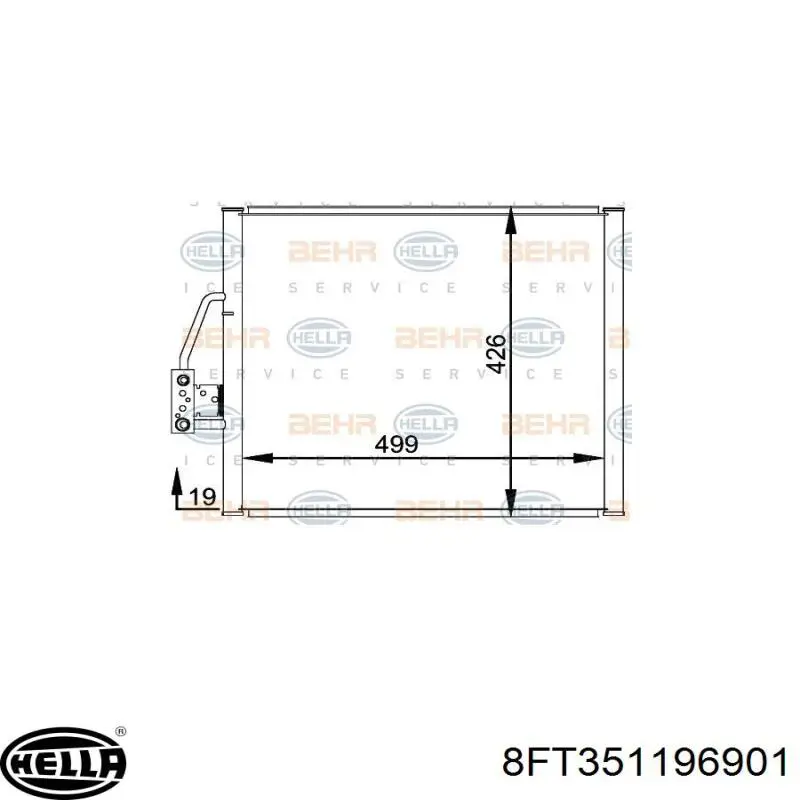 Filtro deshidratador DFD05007 Denso