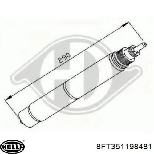 Filtro deshidratante BMW 6935921