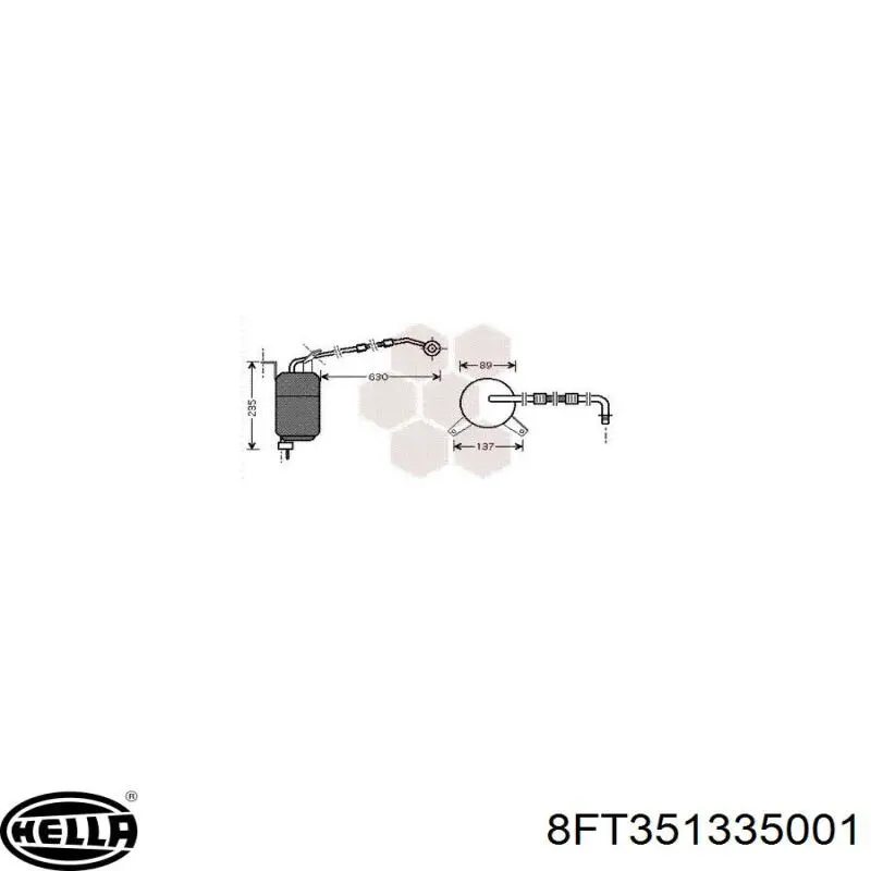 Comprar C2S41872 Jaguar Filtro secador de aire acondicionado