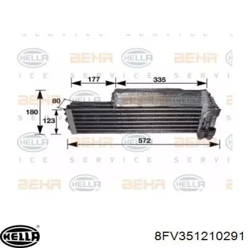 Comprar A1268300458 Mercedes Evaporador de aire acondicionado
