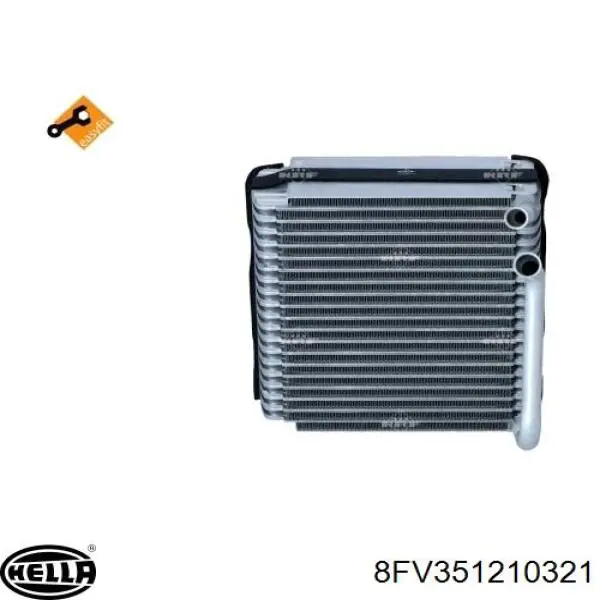 Evaporador, aire acondicionado para Volvo S70 (LS, LT)