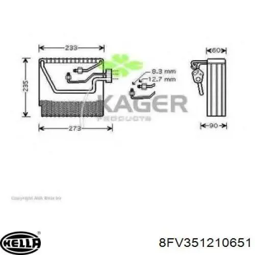 Evaporador de aire acondicionado Volvo 30614036 precio, desde 104,50 EUR