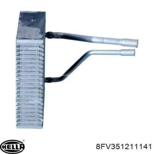 Evaporador de aire acondicionado 820241N Dasis