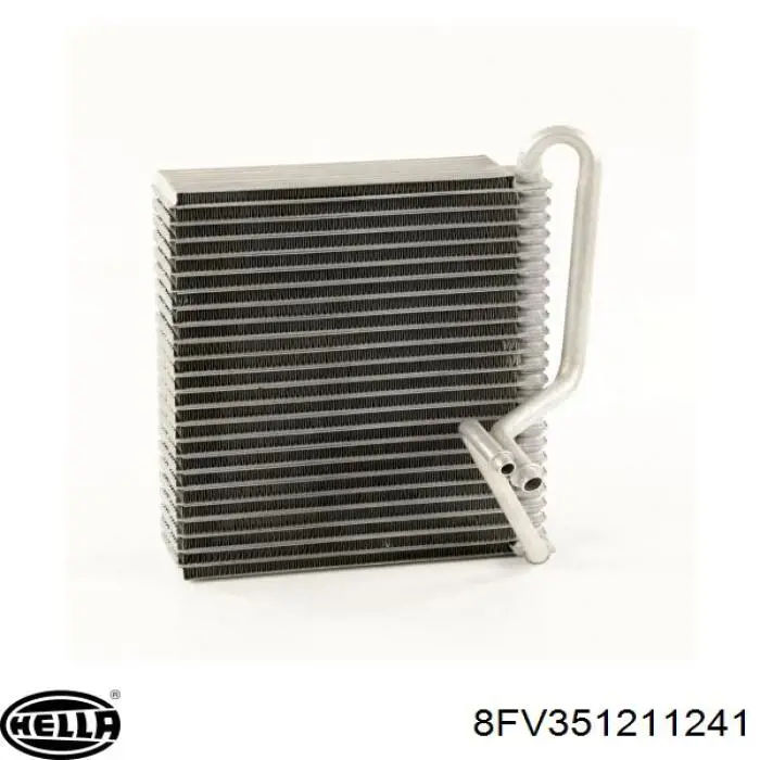 Evaporador de aire acondicionado 1618357 Opel