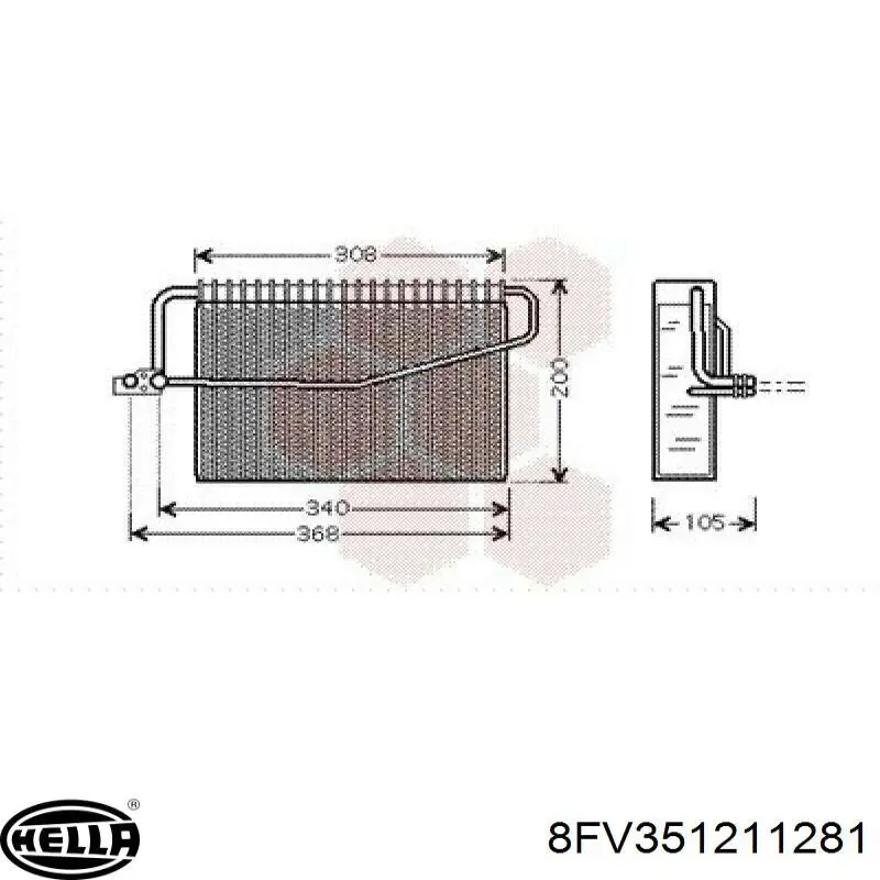 Evaporador Mercedes 2038300158