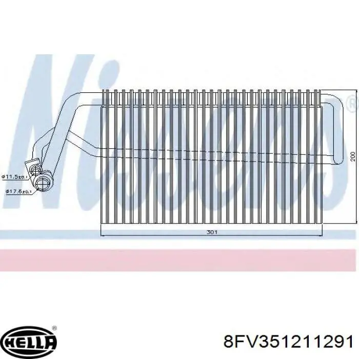 Comprar 2118300158 Mercedes Evaporador de aire acondicionado